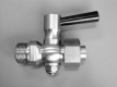 Drain tap with pipe fitting G1
